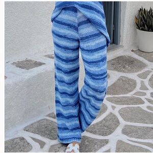 Zara Knit striped Pants